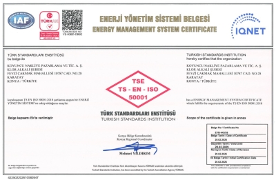 TSE TS EN ISO 50001 Koyuncu Kimya - Klor Alkali Üretim Tesisi