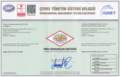 TSE TS ISO EN 14001 Koyuncu Kimya - Klor Alkali Üretim Tesisi